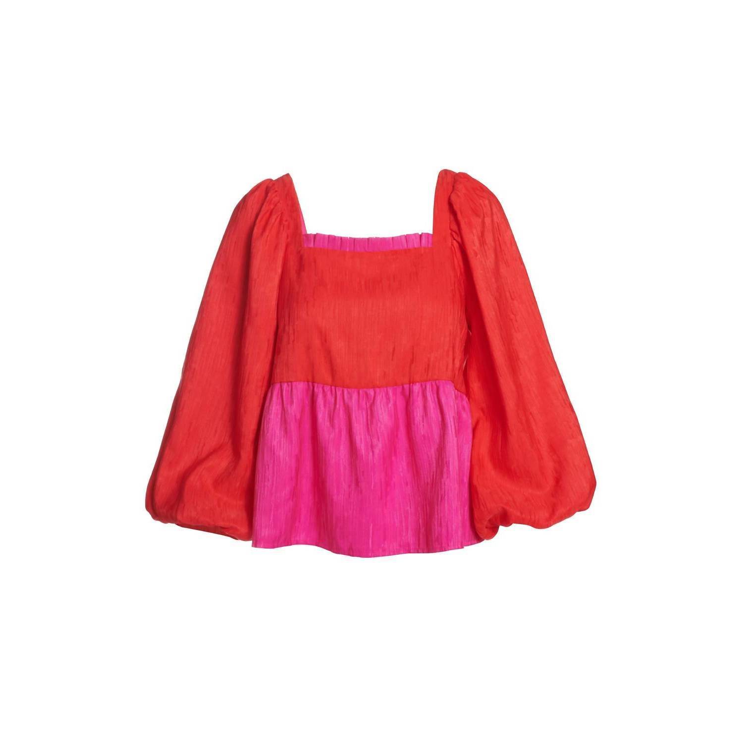 New Crosby By Mollie Burch Jamey Top In Red/Pink